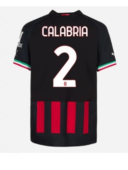 AC Milan Davide Calabria #2 Heimtrikot 2022-23 Kurzarm